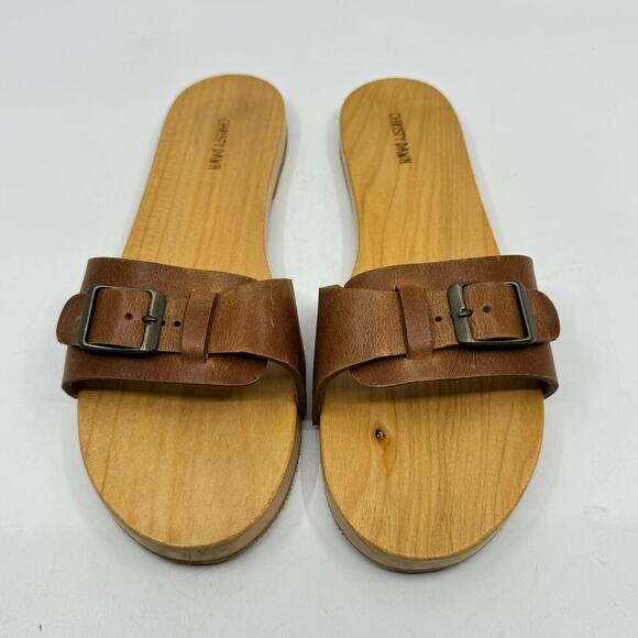 CHRISTY DAWN Ventura Wood Clog in Cognac Leather - Picture 5 of 8